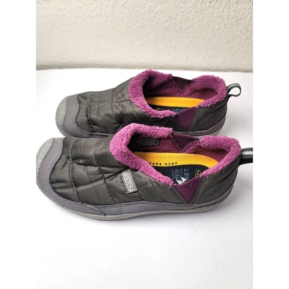 Keen Howser II Girls Insulated Slip-On Slippers Lightweight Shoes Size 2 - Picture 4 of 9